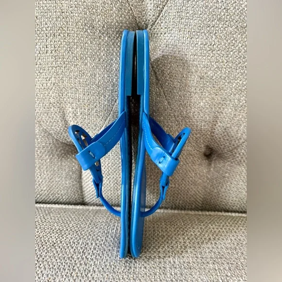 Tory Burch Tejus Embossed Leather Miller Sandal Size 8.5 ๐๐๐ - Picture 7 of 10